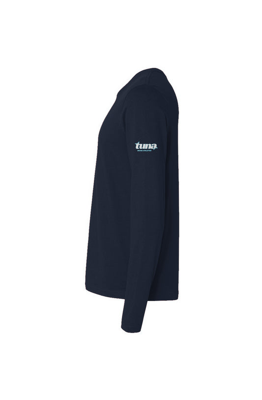 Men's Gimme3' Cotton Long-Sleeve- navy