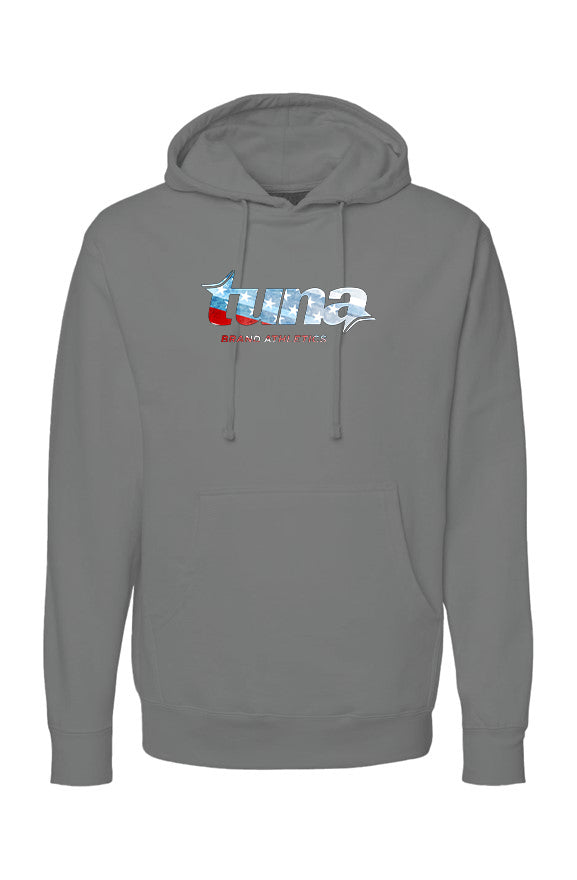 Stars n Stripes Hoodie- Charcoal