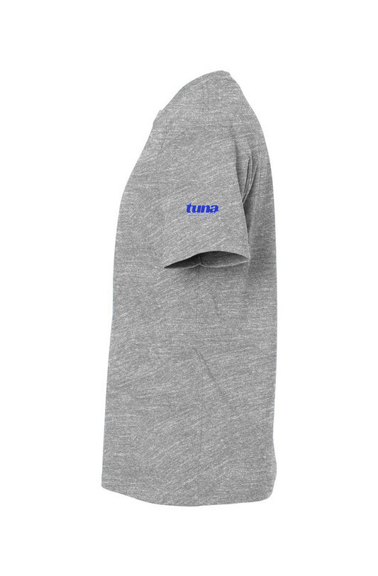 T BLUE T shirt- heather gray