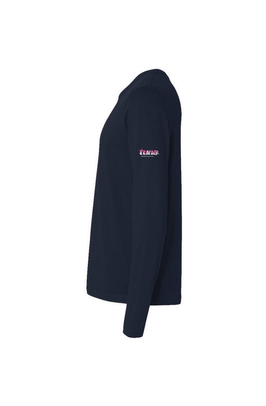 Men's Long-Sleeve Tuna Baseball Drip- navy