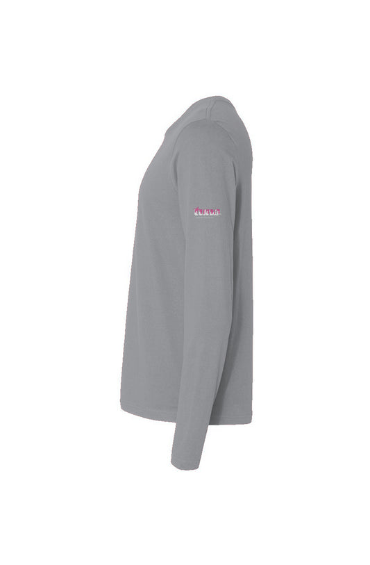 Men's Long-Sleeve Tuna Baseball Drip- gray