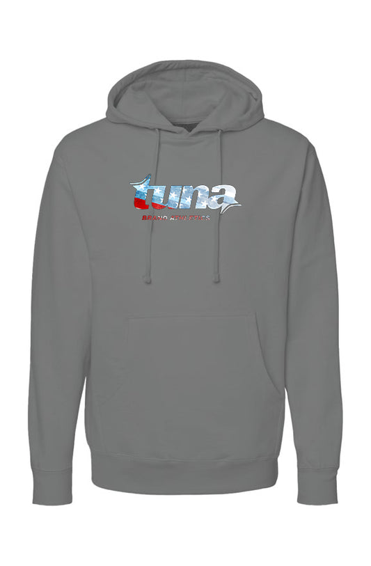 Stars n Stripes Hoodie- Charcoal