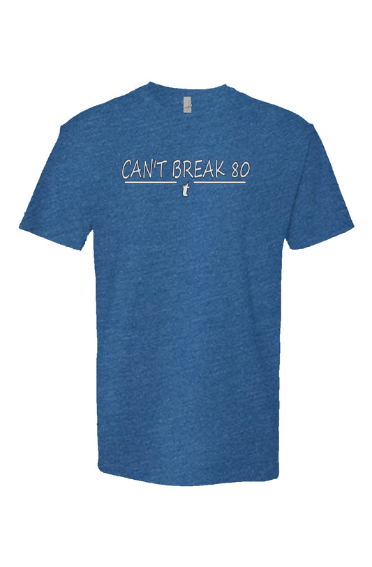 CANT BREAK 80 t-shirt- cool blue